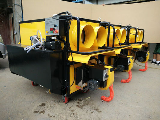 CHINA Amarillo 300 kilogramos de la basura de motor de aceite de desgaste del calentador - 8 resistentes obstruyen la presión de funcionamiento proveedor