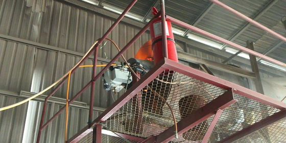 Secadora de arena KV30 210 - 270Kw Quemador de aceite de motor de desecho Quemador de aceite sucio que utiliza aceite de neumático reciclado