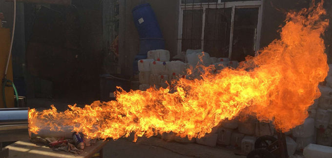 Patenteado sin humo Sifon boquilla de aceite quemador de dos etapas de incendio con detector de llama 1