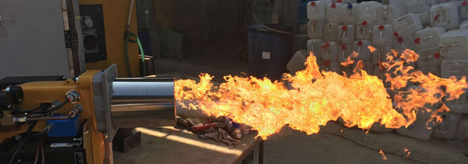 Patenteado sin humo Sifon boquilla de aceite quemador de dos etapas de incendio con detector de llama 0