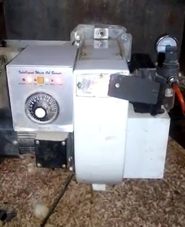 220 V / 50 Hz quemador de aceite de combustible, 25 kg quemador de aceite caldera fácil de operar 0